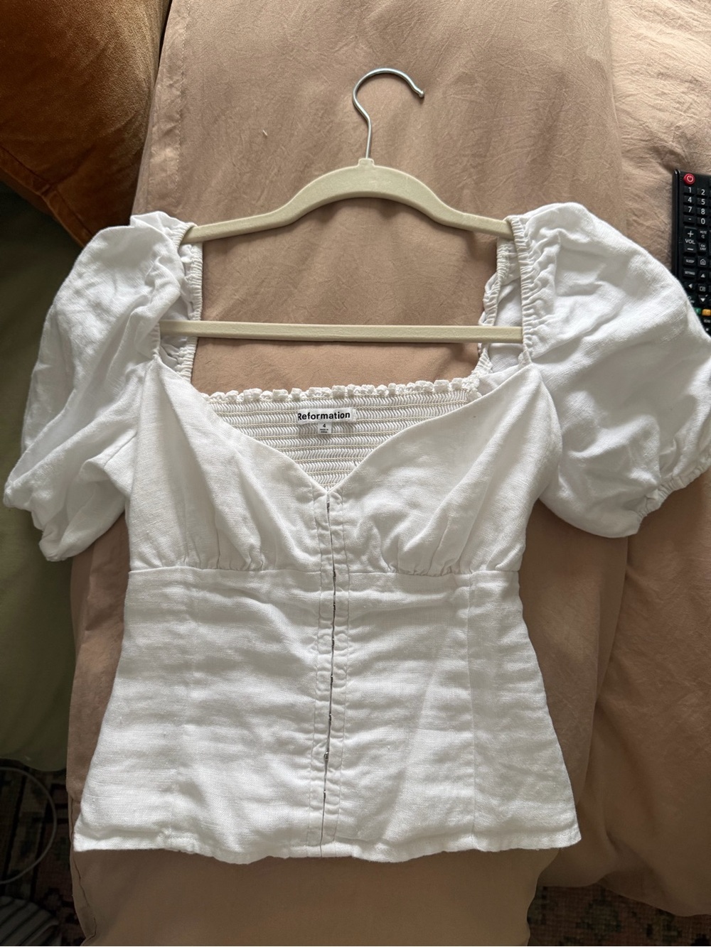 Reformation Rome Linen Top - Picture 2 of 3